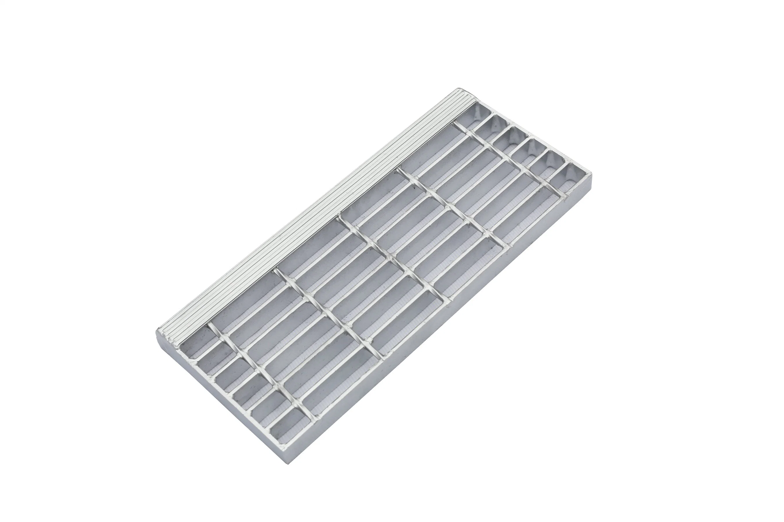 Hot-DIP Galvanizing Steel Grating Stair Tread with Nosing