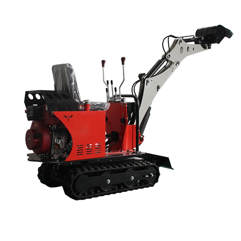 Qilu Nuevo 0,8 toneladas miniexcavadora de combustible de bajo consumo Digger