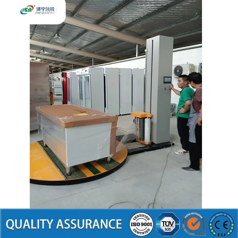 Manufacturers Supply PE Automatic Stretch Film Tray Packaging Machine