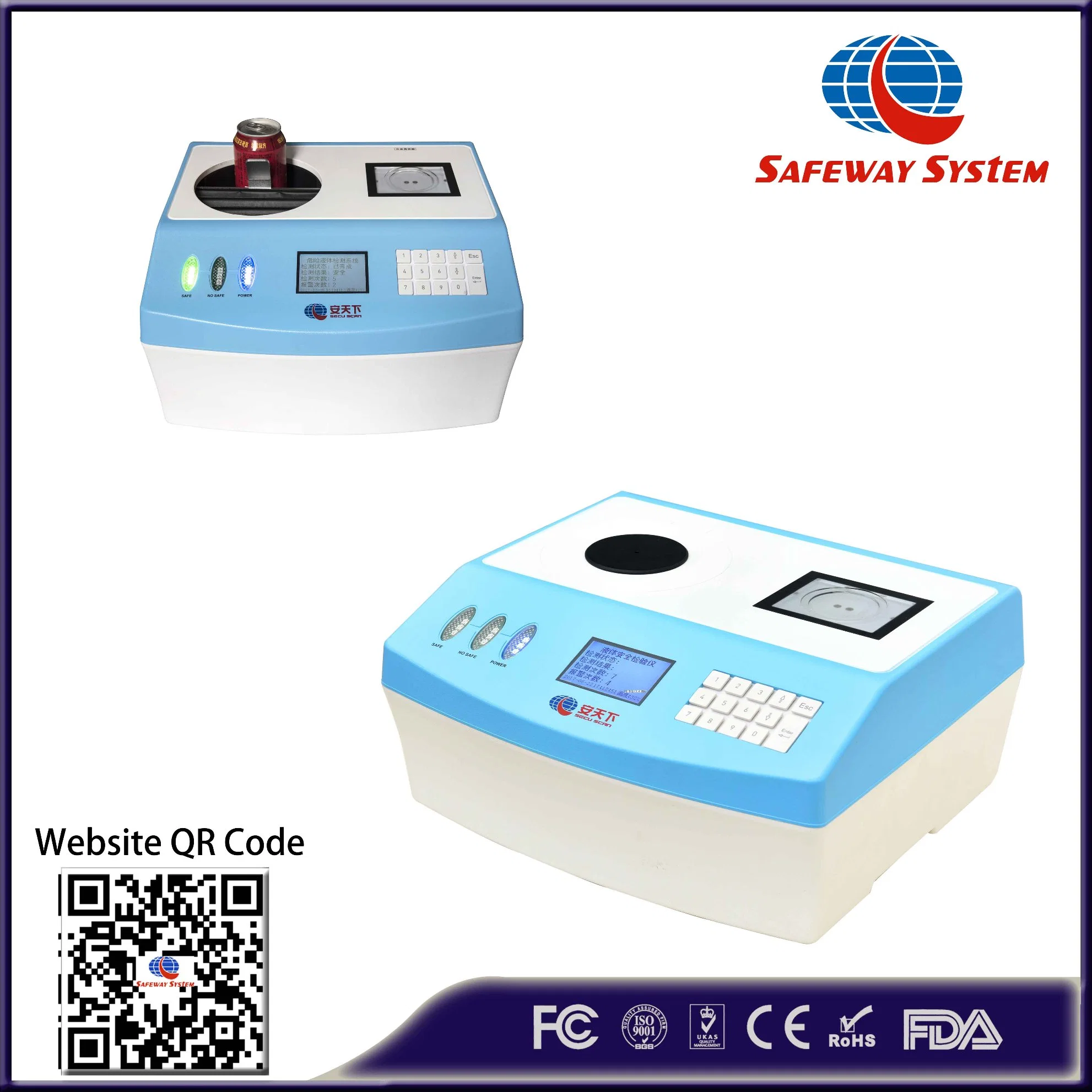 New Stationery Desktop Dangerous Liquid Explosive Detector, Liquid Scanner Liquid Trace Detector Direct Factory in China with Copyrights and Patents