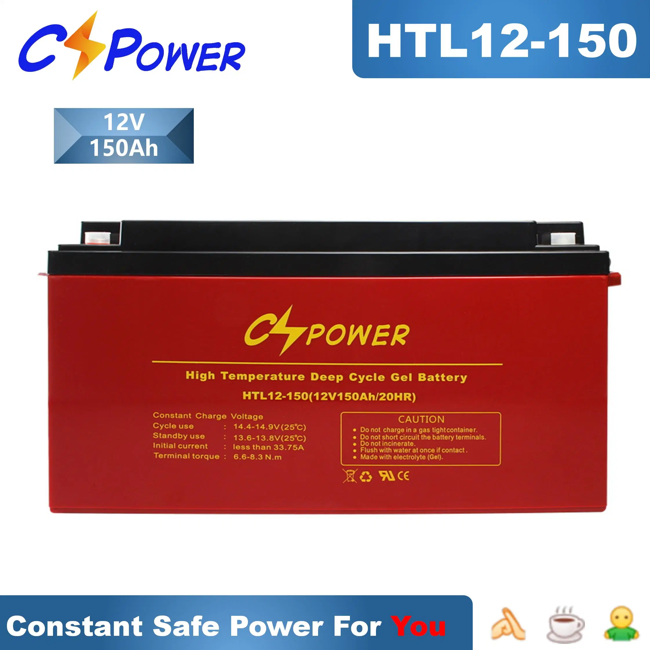 Cspower Battery 5kw 10kw off-Grid Solar Power System Solar Panel Battery 12V250ah Gel Vs Yuasa