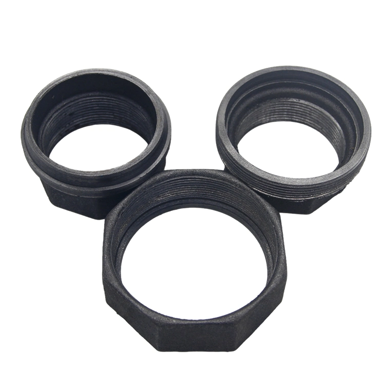 BS Thread Union Malleable Iron Pipe Fittings 3/4'' 1/2'' Flat Seat Gi Union for Pipe Connection