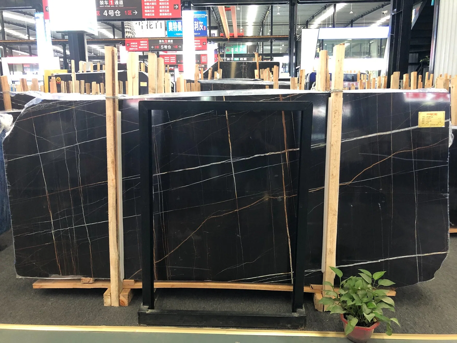 Wholesale/Supplier High quality/High cost performance  Marble/ Lauren Black Gold Marble