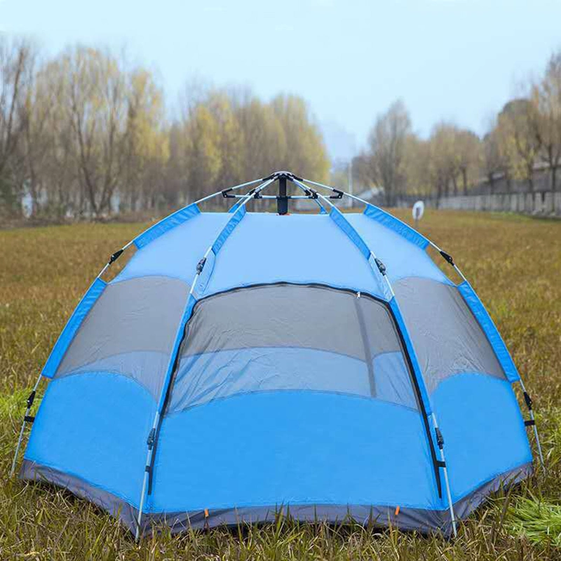 4-5 Personas Tienda portátil resistente al agua y Windproof automático para el senderismo, la Familia Camping Instant Pop up Tienda Tienda del campamento de gran capacidad Wyz Domo15118