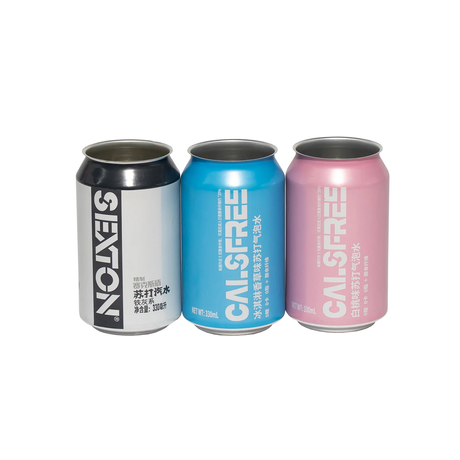 Canettes de bière et de boissons Silver Plain de 250 ml, 330 ml, 355 ml, 473 ml, 500 ml et 1000 ml avec revêtement alimentaire pour brasserie, eau gazeuse et boissons énergisantes