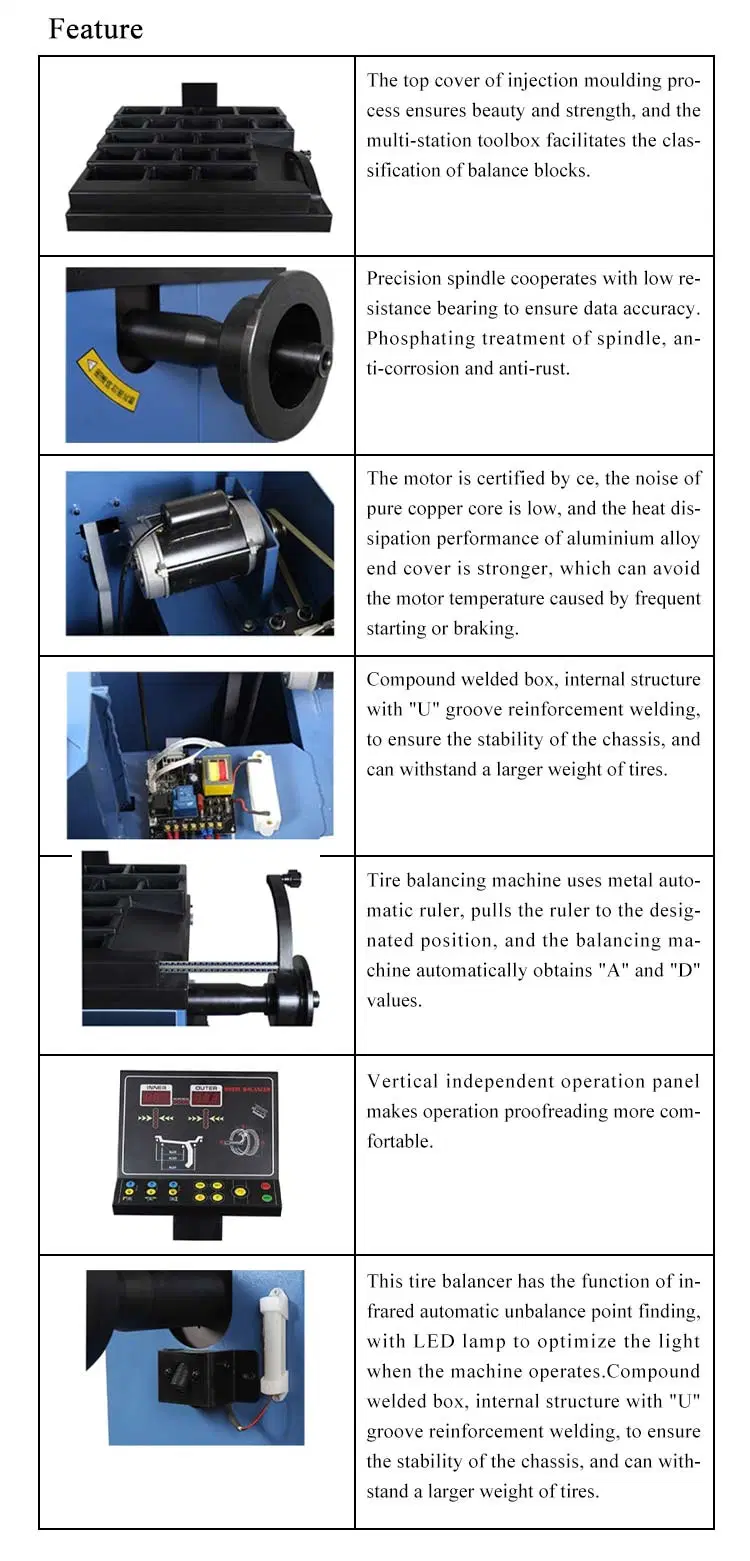 High quality/High cost performance and Best Price Rim Alloy Repair machine Wheel Balancer Car Wheel Balancer with CE ISO