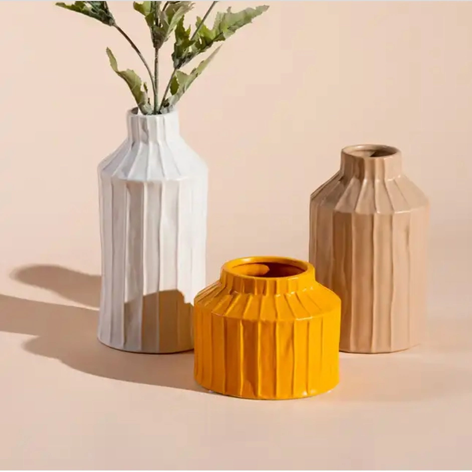 Home Trendy Nordic Morandi Minimalist Table Decor Vase