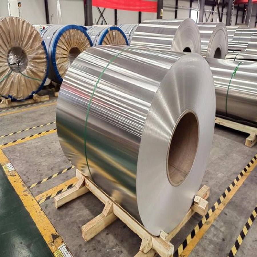 La bobina de aluminio para una lámina de aluminio y tira la producción de