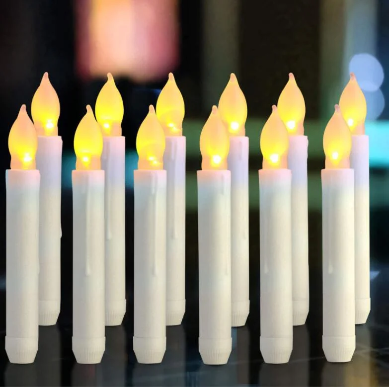 La decoración de bodas velas de la batería de las luces de Navidad de la luz de té de la desplaza Velas LED