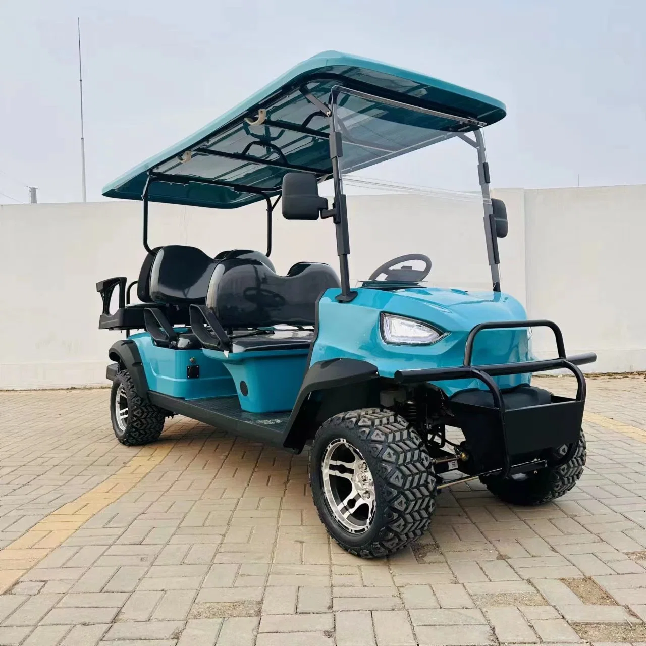 6 plazas, motor de 72 V legales off-road cochecitos de golf Club de Golf Cart Cart