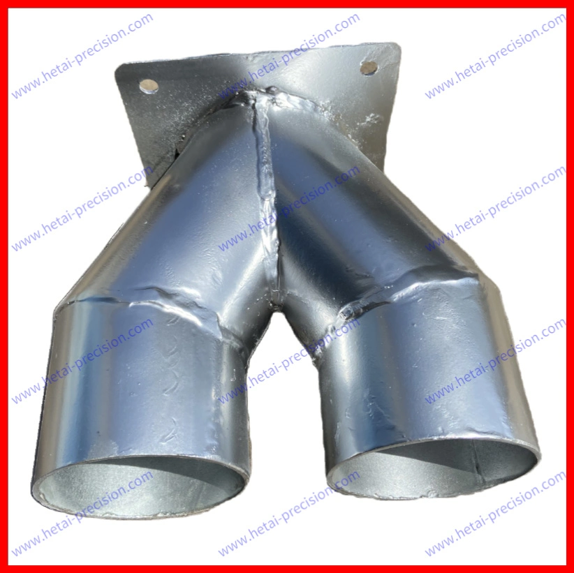 Custom Metal Fabrication Work Welding Weld Welded Galvanized Circular Square Air Vent Duct/Tube/Pipe for Stove/Dryer Vent