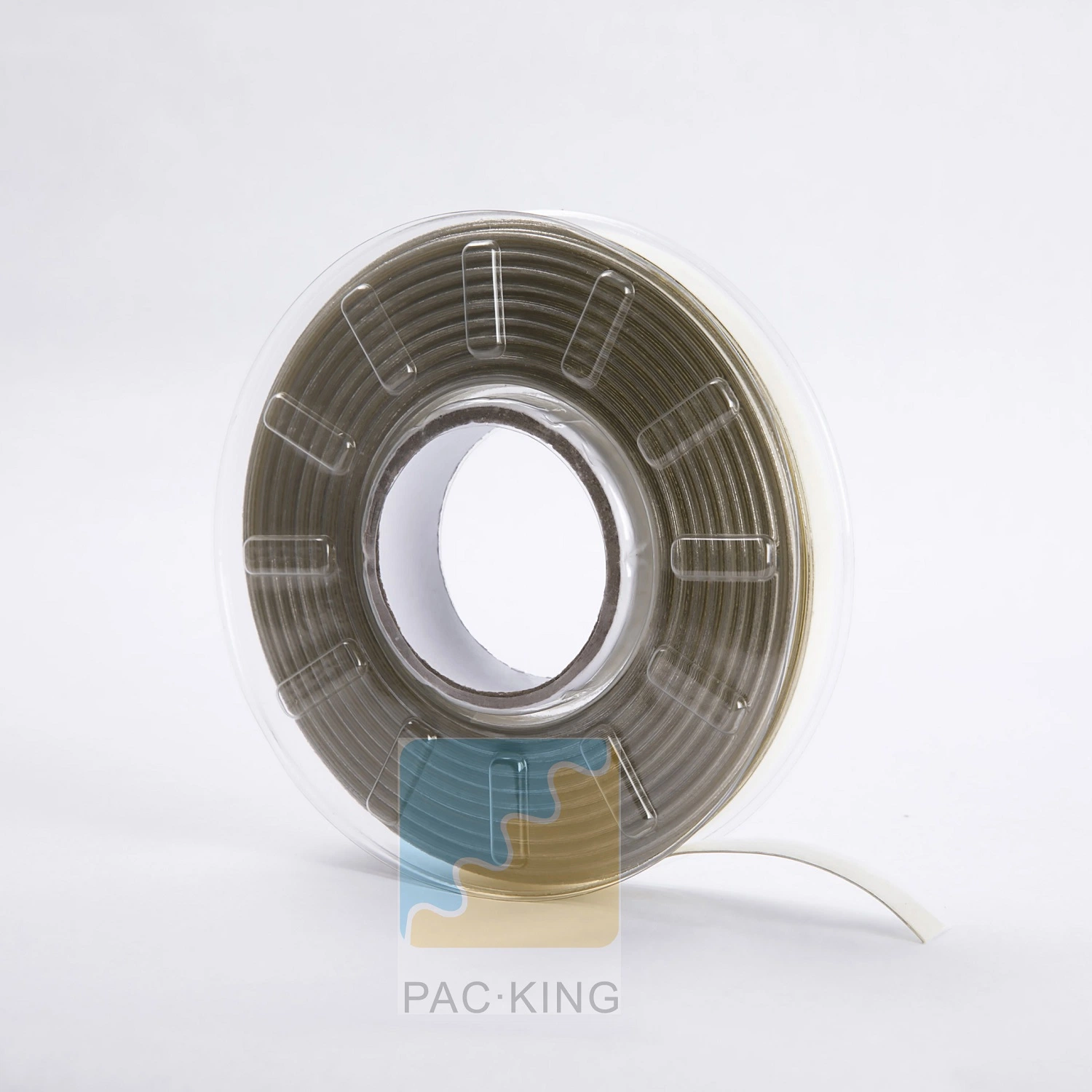 8mm * 30m Selbstklebendes doppelseitig PET Film Stahldraht-Trim-Band