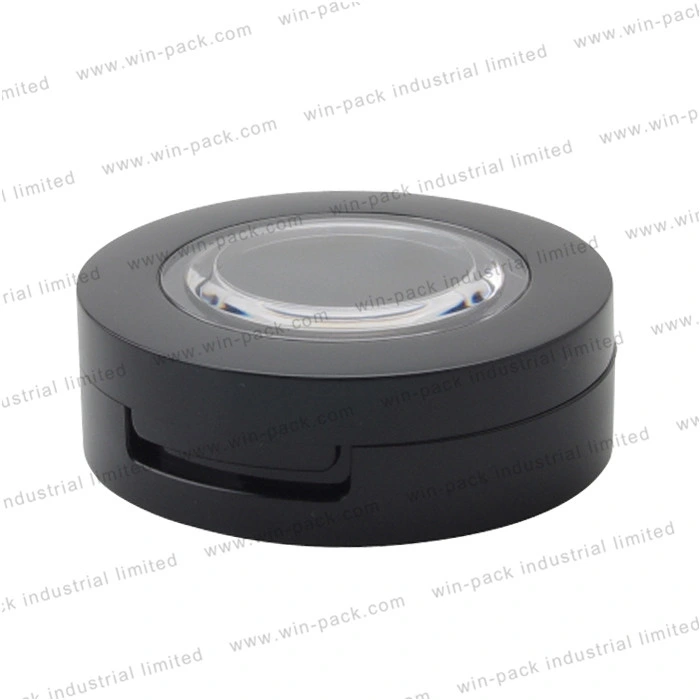 75 * 30mm 10g Runde Form Custom Matte Black leer Make-up Compact Fall für Hautpflege Kosmetik Verpackung Lippenstift