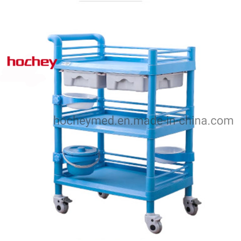 Hochey Neue Ankunft 4 Räder Beauty Machine Trolley Salon Trolley Mit Tablett