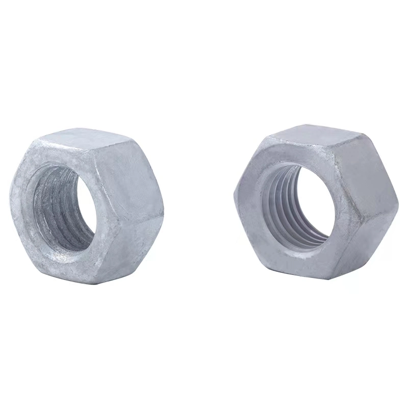 China Wholesale/Supplier Custom DIN934 Carbon Steel HDG Fasteners Hex Nut Hexagon Nut