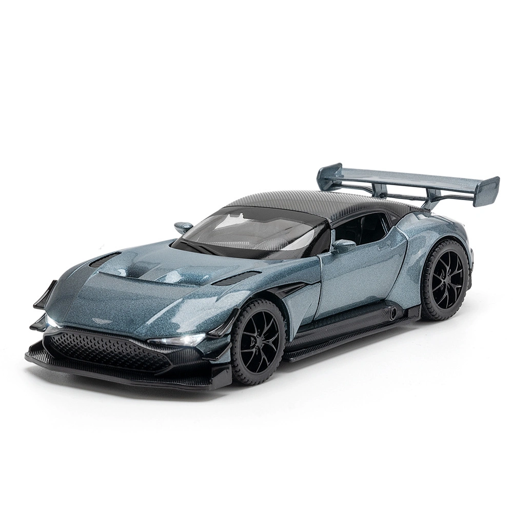 (Acrylic box) Simulation 1: 32 Martin Vulcan Alloy Racing Car Diecast Model Car