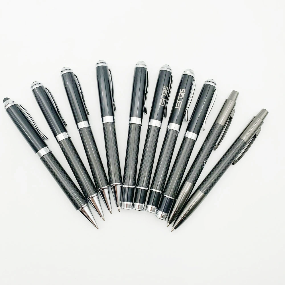 High Quality Business Metal Rotating Ballpoint Pen Press Type Office Pen Stationery Ball Pen