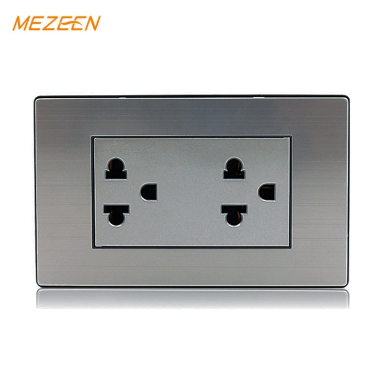 Universal 6 Pins Socket 220V-250V Household Standard Grounding Us Outlet