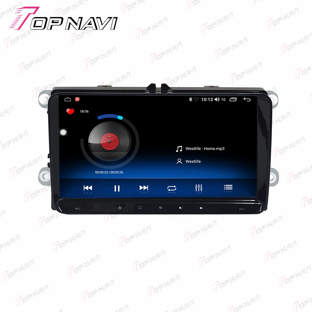 9 pouces 2 DIN Lecteur vidéo GPS de voiture universel pour VW Bora Volkswagen Passat Golf Polo Android Auto Radio Stéréo WiFi SWC