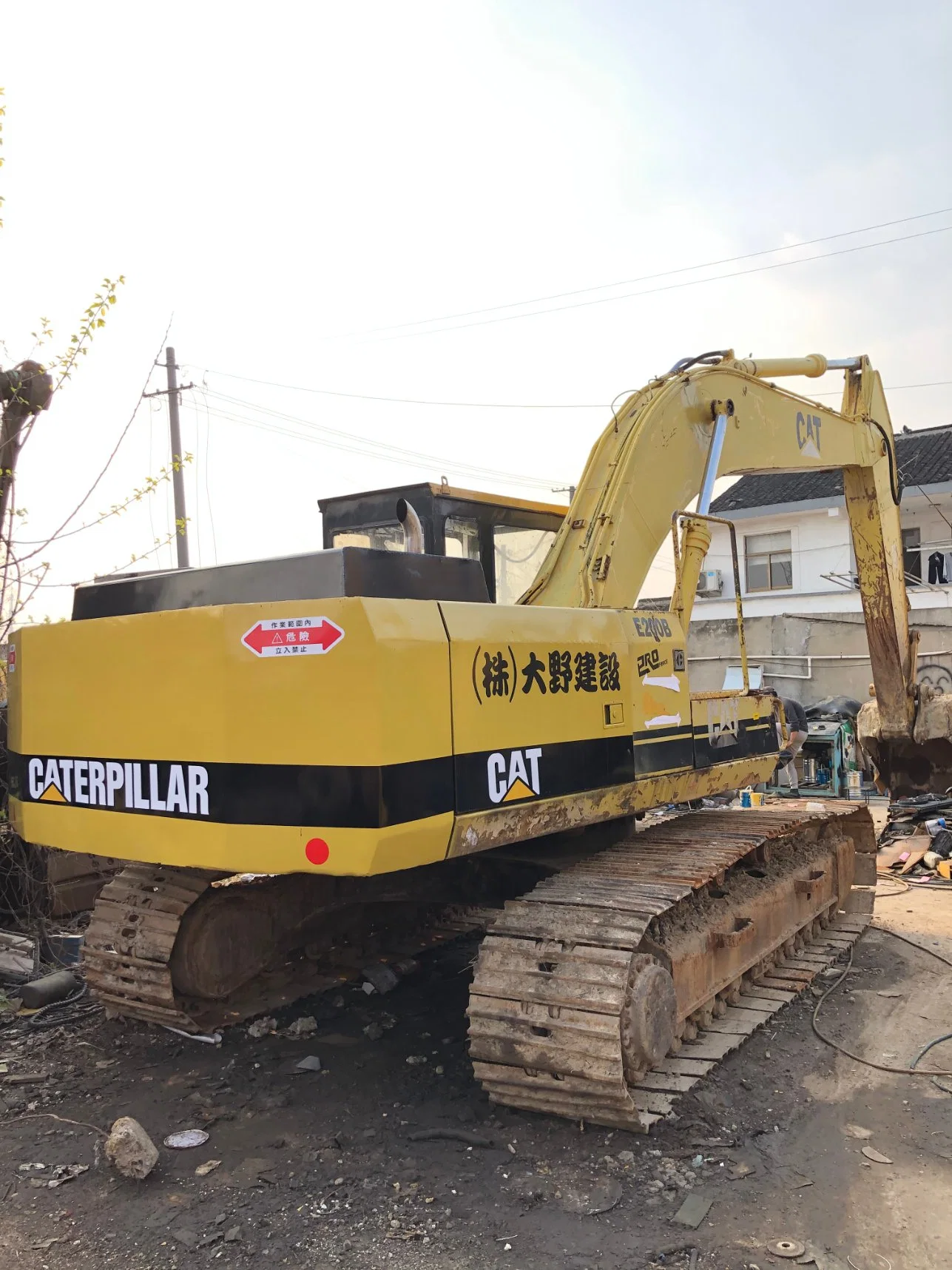 excavadora de cadenas usado Catt E200b miniexcavadora usado para la venta