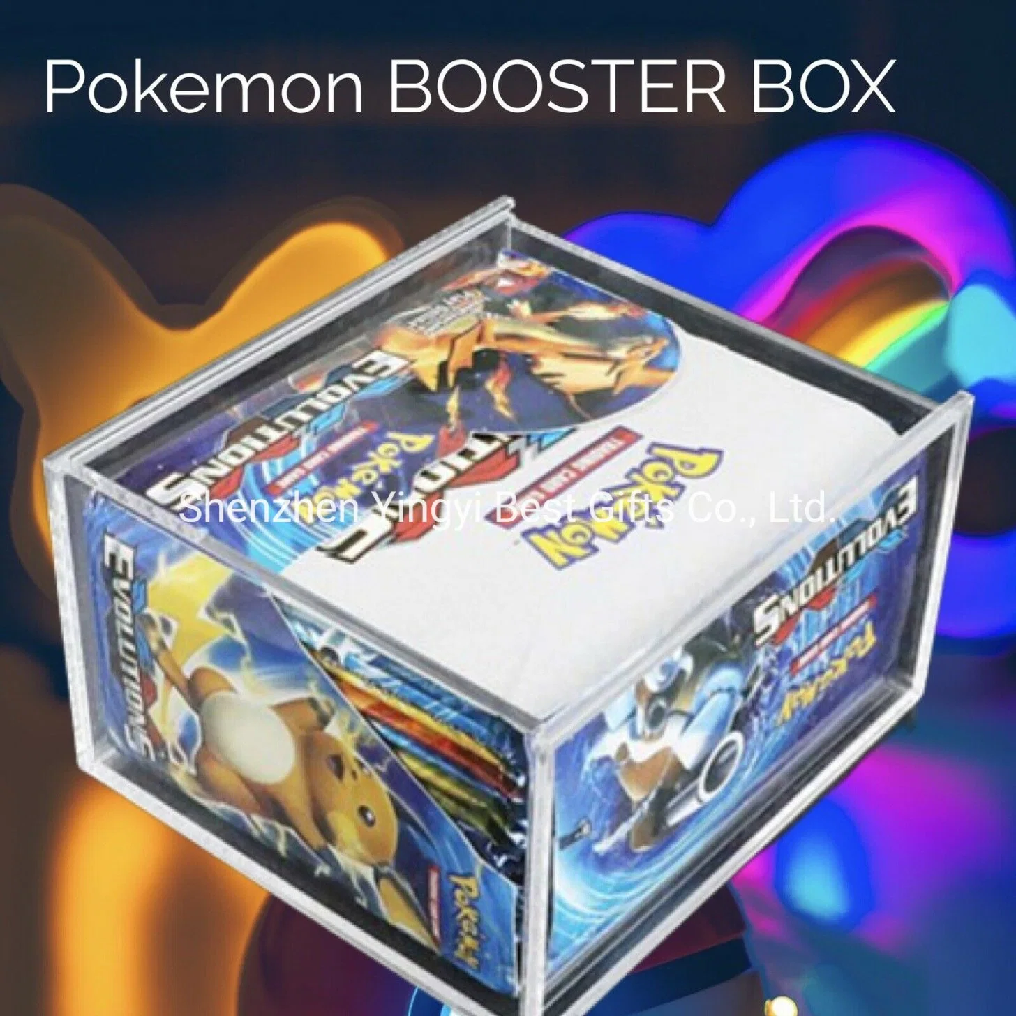 Mejor Venta de Acrílico Card Booster Pack