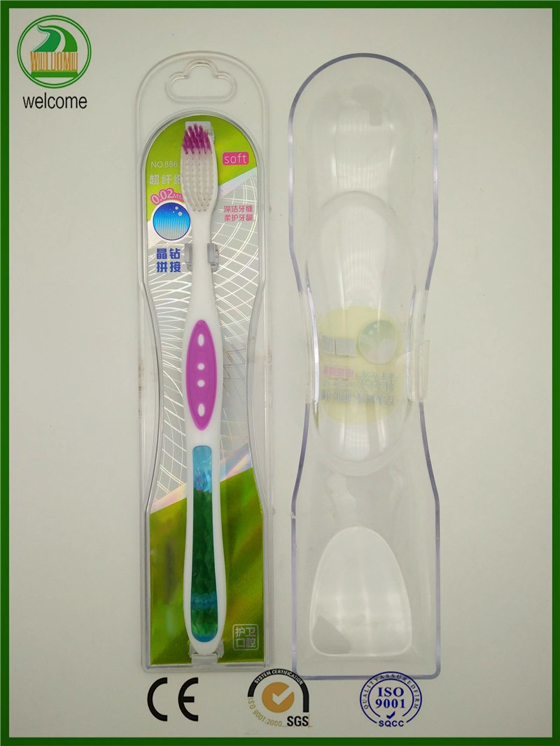 Super Quality Plastic Box Packing Travel Adult Tooth Brush