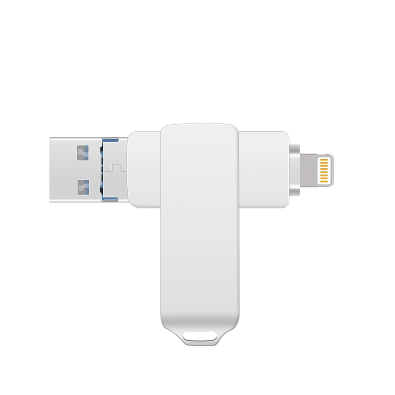 Pure Metal 3 in 1 Neuer tragbarer USB-Flash 8GB/16GB/32GB/64GB Laufwerk/USB-Stiftlaufwerk