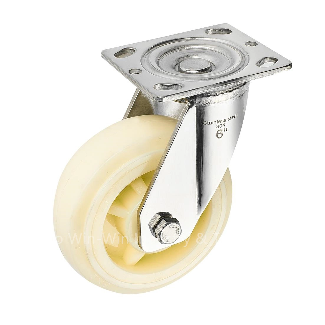 Heavy Duty Stainless Steel Caster PP Wheel for Industry Cart Truck