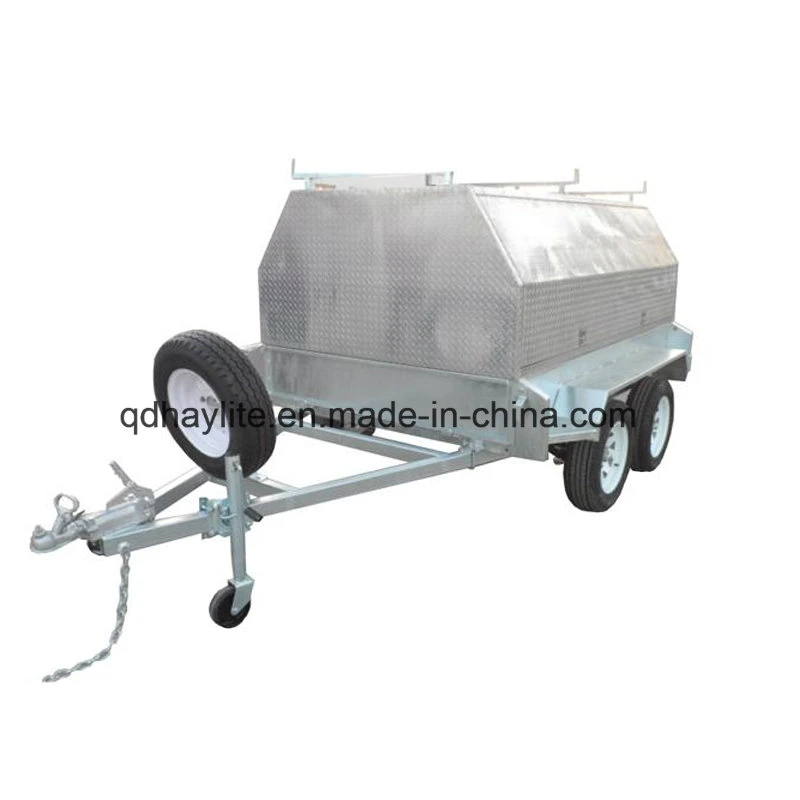 Aluminium Box Tandemtrailer Farm Trailer