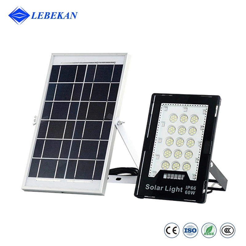 Lebekan Remote Control Multicolor Exterior Panel Solar 100W 200W 300W 400W Reflector LED RGB