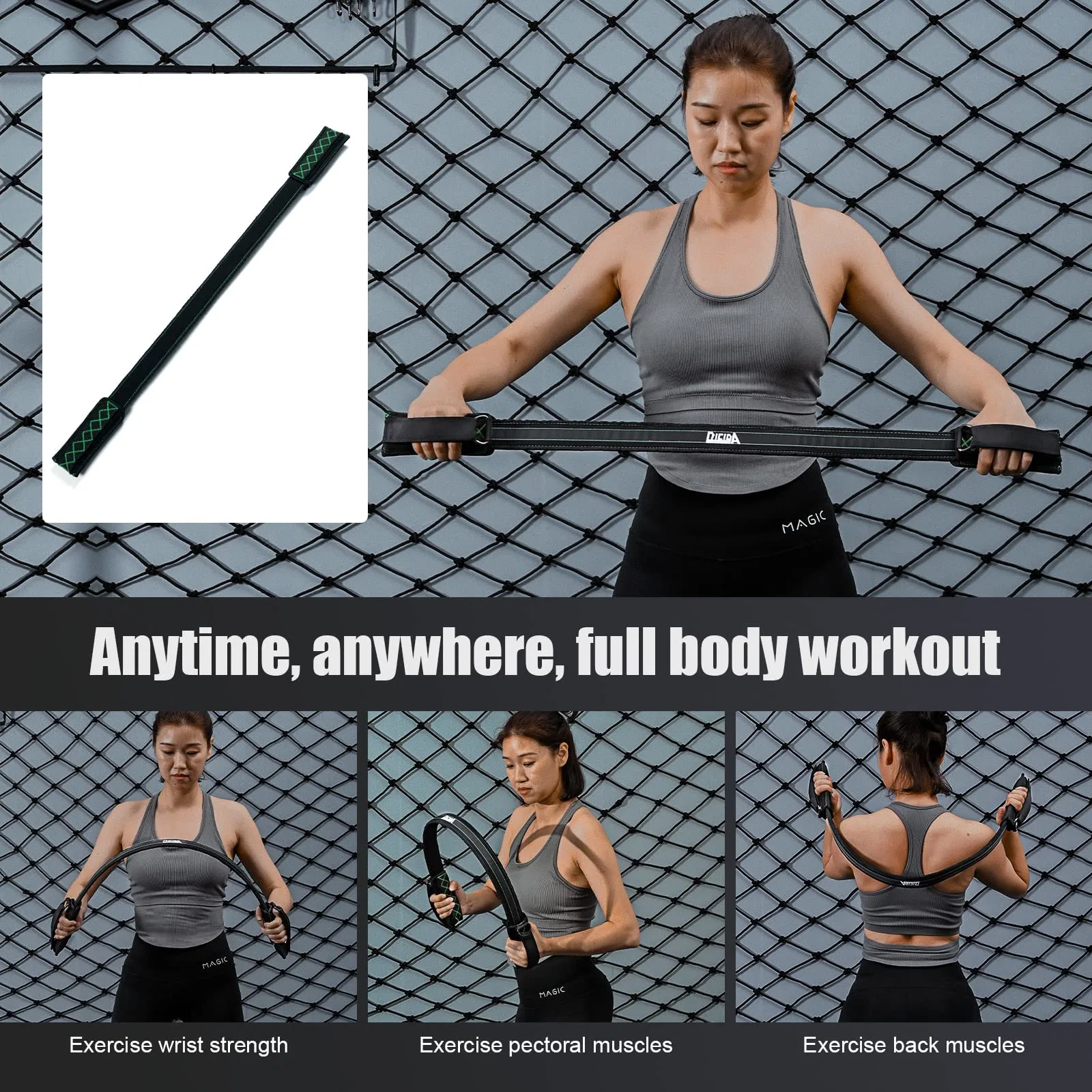 Wholesale/Supplier Strength Training Elastic Fitness Heavy Duty Builder Power Twister Bar