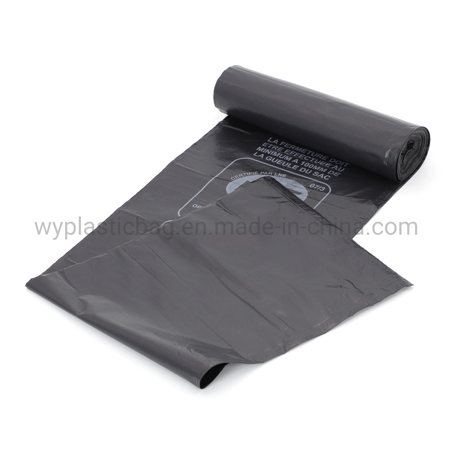 Manufacturer Heavy Duty Black Eco Friendly HDPE Plastic 100% Biodegradable Garbage