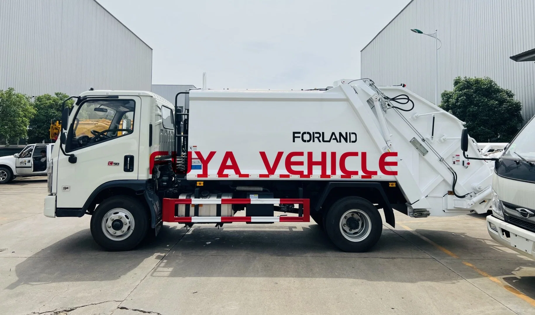 Factory Directly Sale Foton Compression Garbage Truck 5000liters 6cbm 8m3 Compactor Garbage Truck for Sale