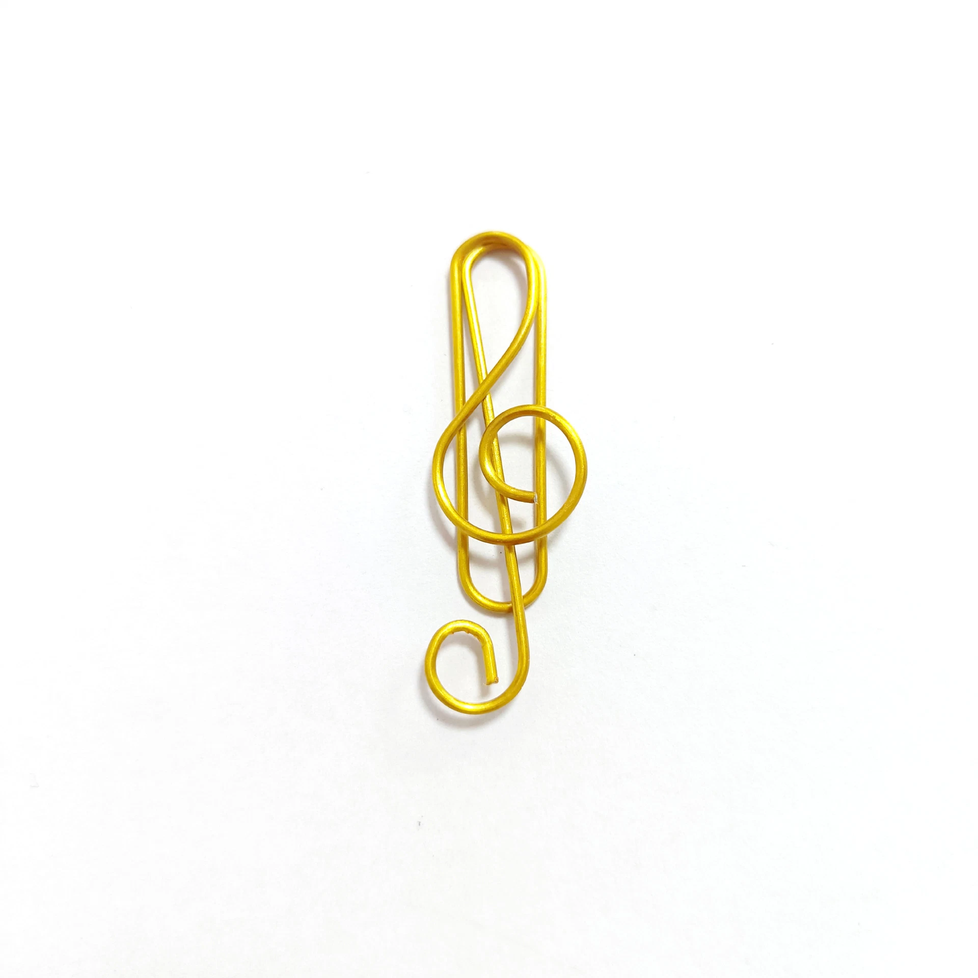 Wholesale/Supplier High quality/High cost performance  Custom Logo Printing Bookmark Cheap Stainless Steel Metal Paper Clip