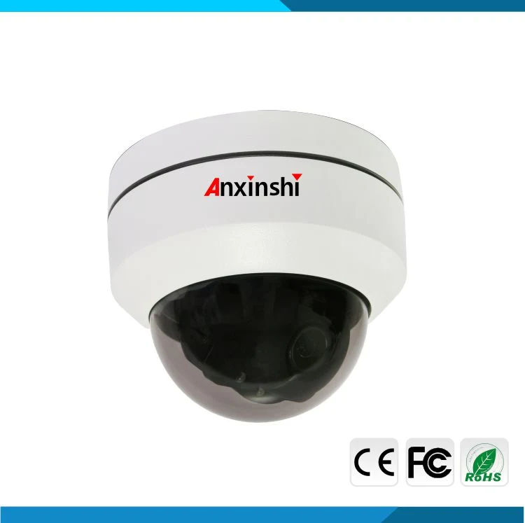 4MP Zoom 4X de seguridad mini cámara domo PTZ IP CCTV