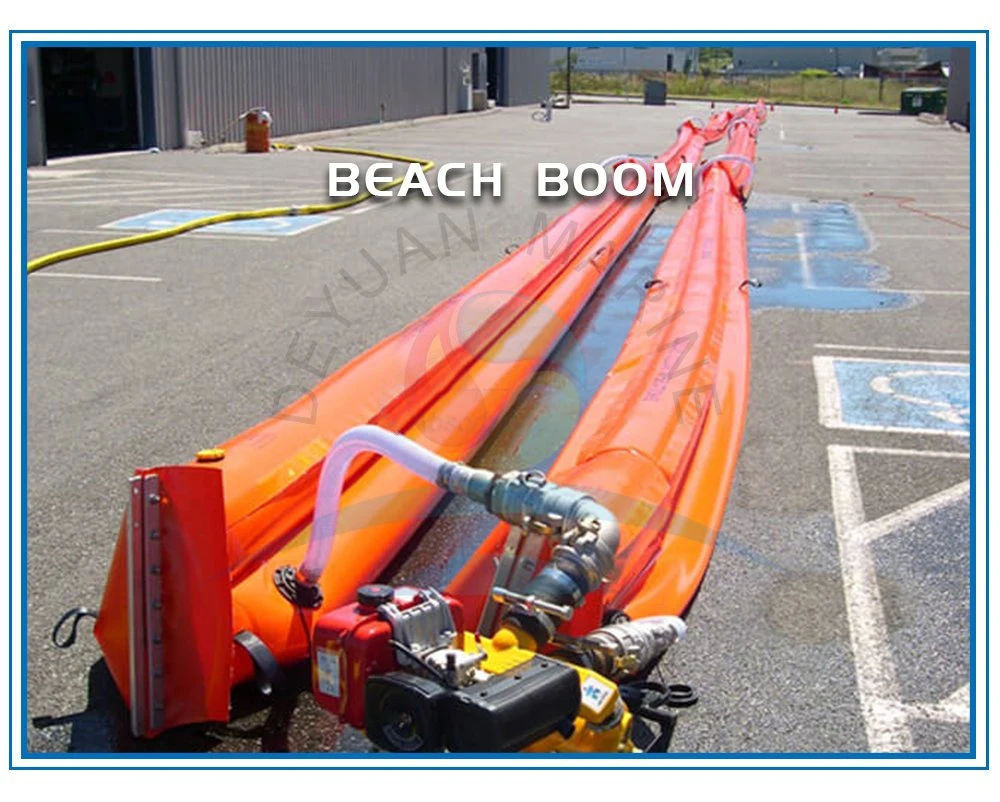 Rubber Water-Filled Bean Shore Sealing Boom for Shelter Water