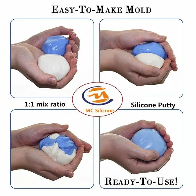 Além disso Two-Component Silicone Putty dentária de grau médico dentista material de impressão