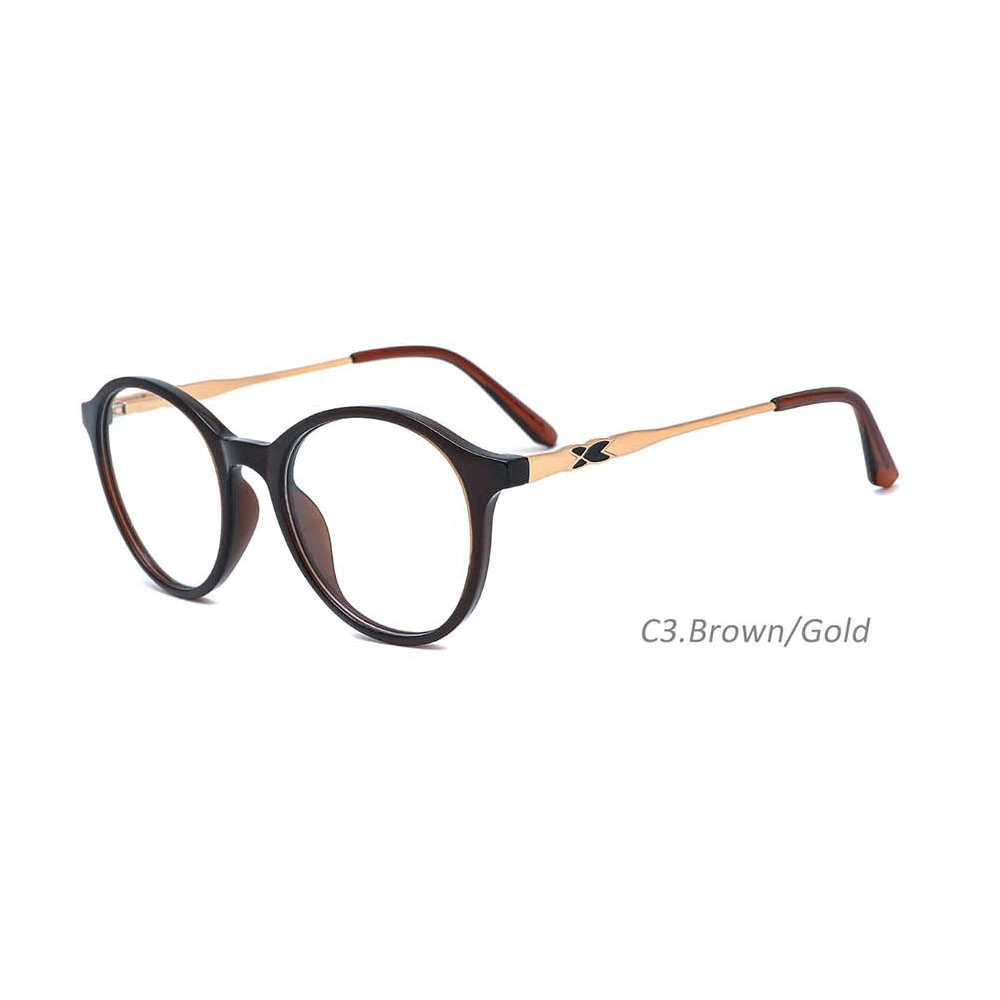 Customized Classic Retro Tr90 Metal Round Optical Frames Eyewear