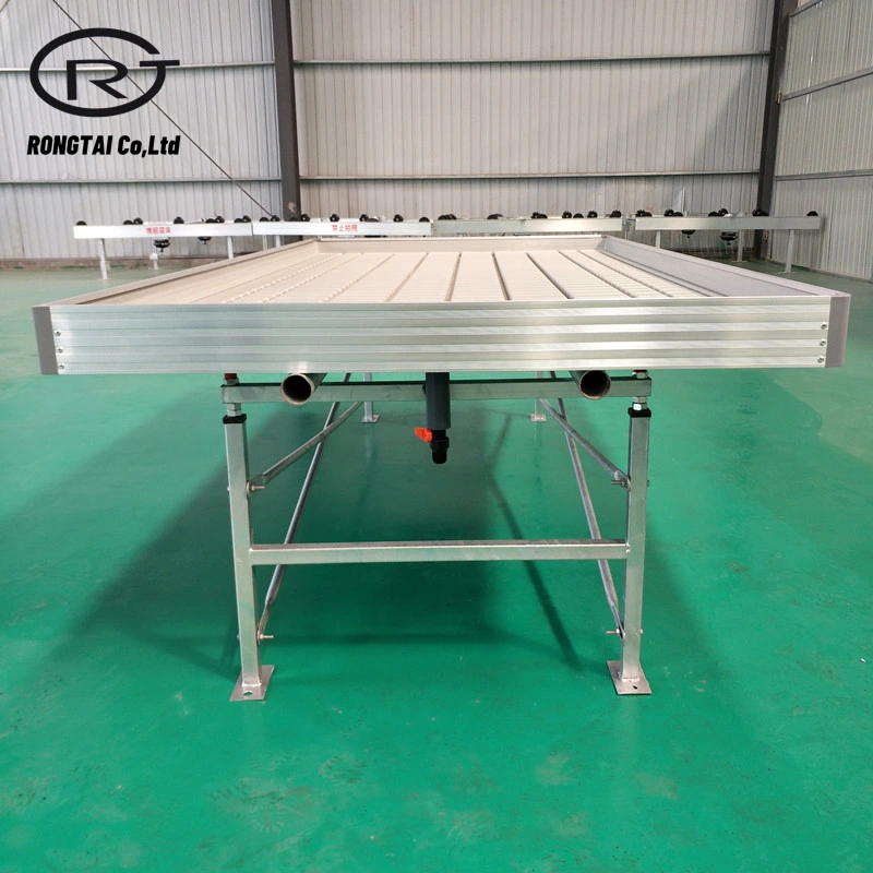 Hydroponics System Wire Mesh Rolling Table