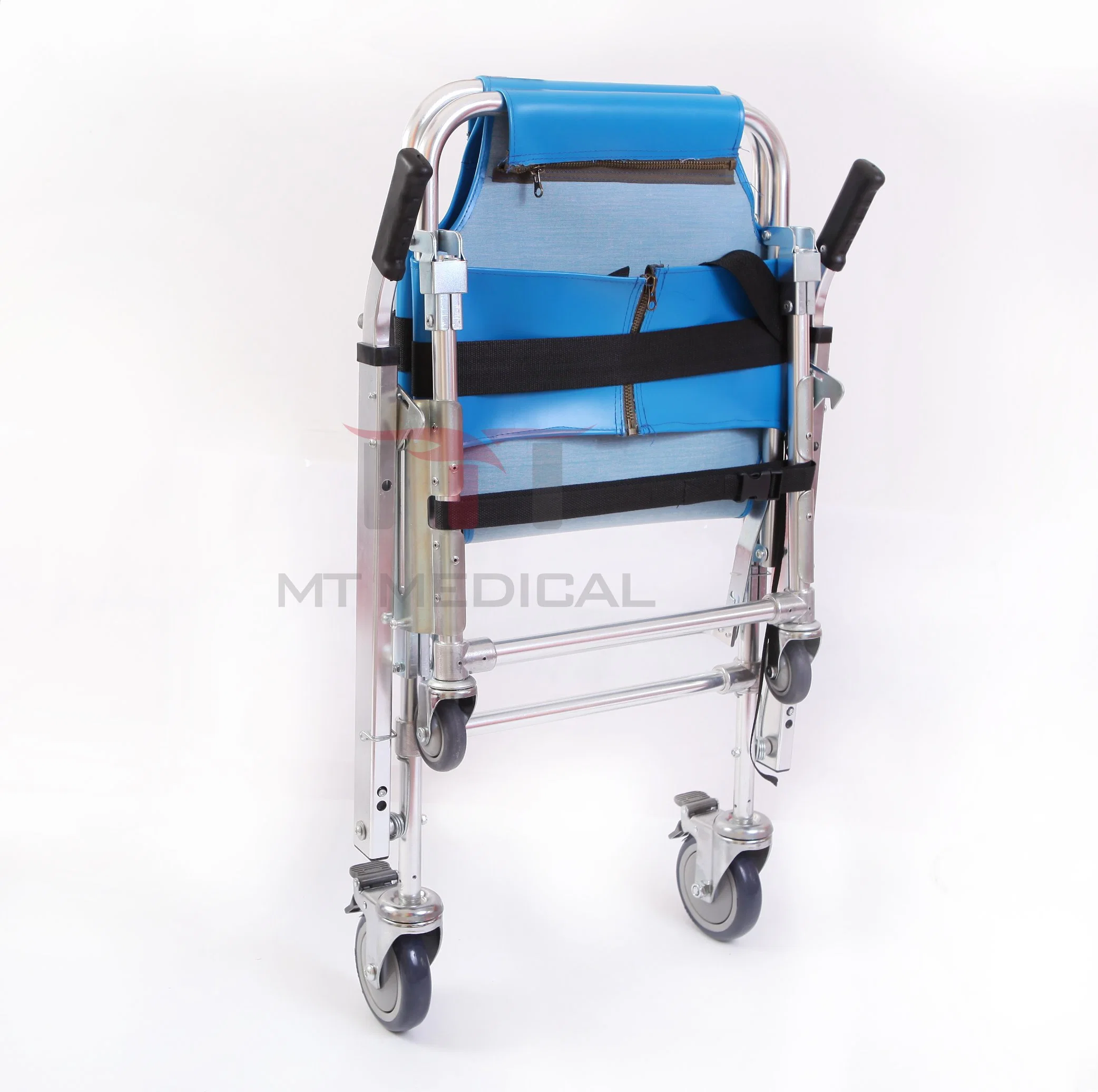 Black ISO Approved Mt Medical Wooden Case 1900mm*600mm*750mm Basket Stretcher Trolley