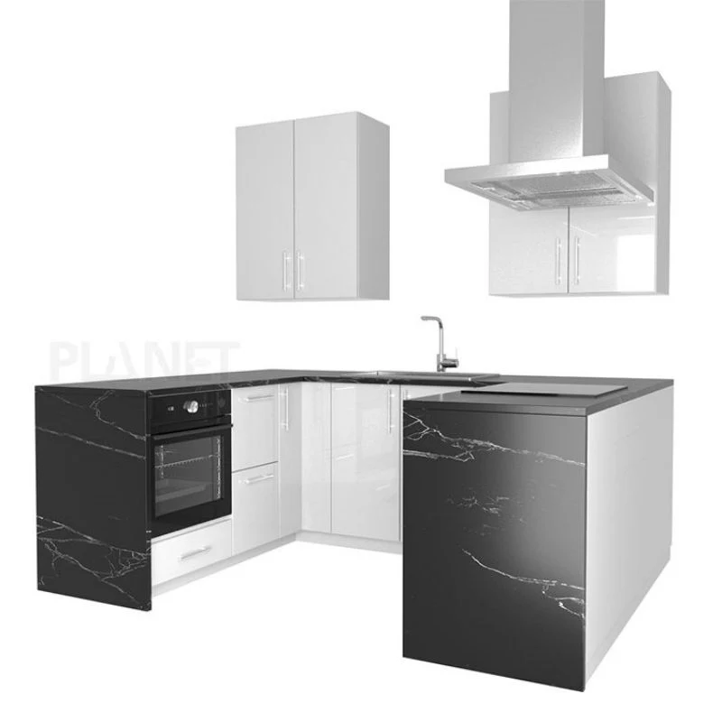 Wholesale Custom Flat Pack Modern Modular Mini Kitchenette Kitchen Cabinets for Apartments