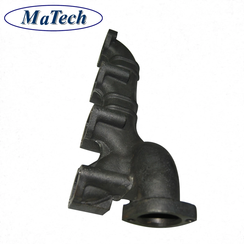 ISO Factory Custom Metal Parts Sand Cast Iron Manifold Marine