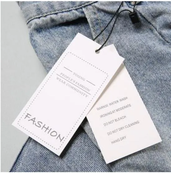 Product Identification Informational Label of Clothing or Gift