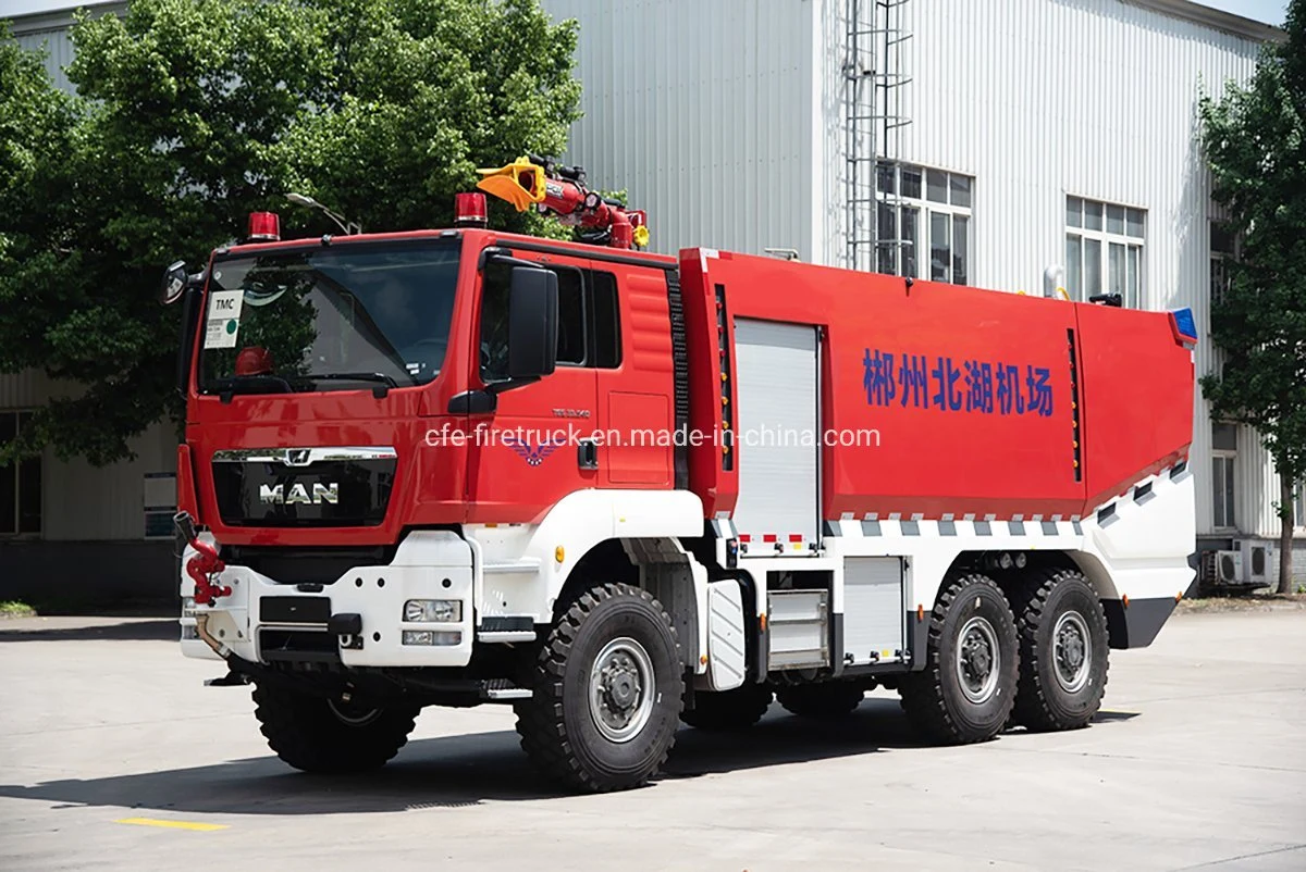 Germany Man 6X6 Arff Airport Fire Fighting Truck