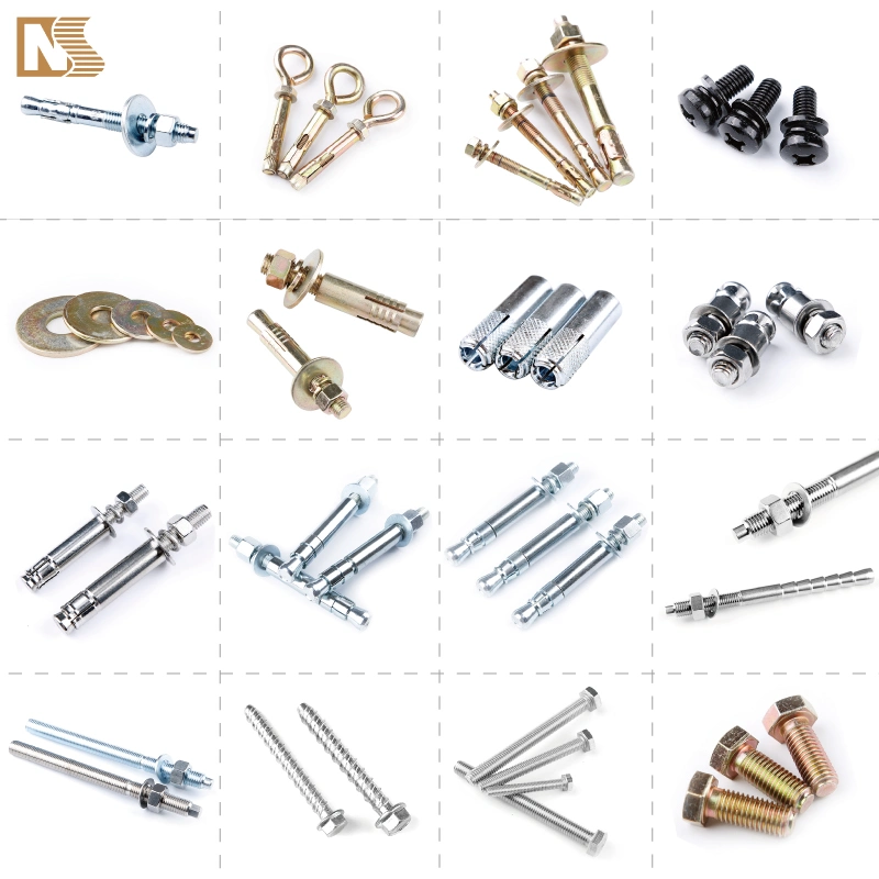 Color Zinc Plated Undercut Anchor/Chemical Anchor/Metal Screw Anchor/Concrete Anchor/Hilti Wedge Anchor/Bottom Anchor