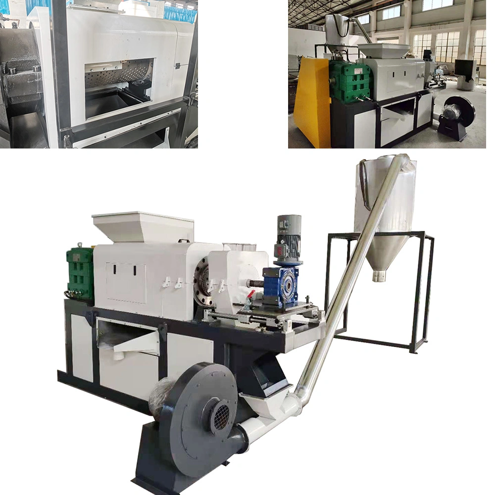 PP PE LDPE Film Plastic Squeezing Screw Press Dryer Machine