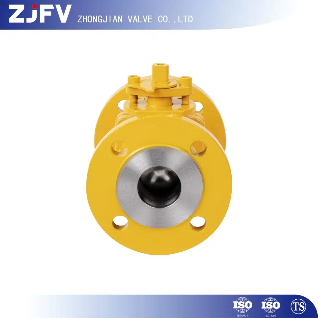 API 6D 2PC Carbon Steel Floating Steel Anti Static Gas Ball Valve