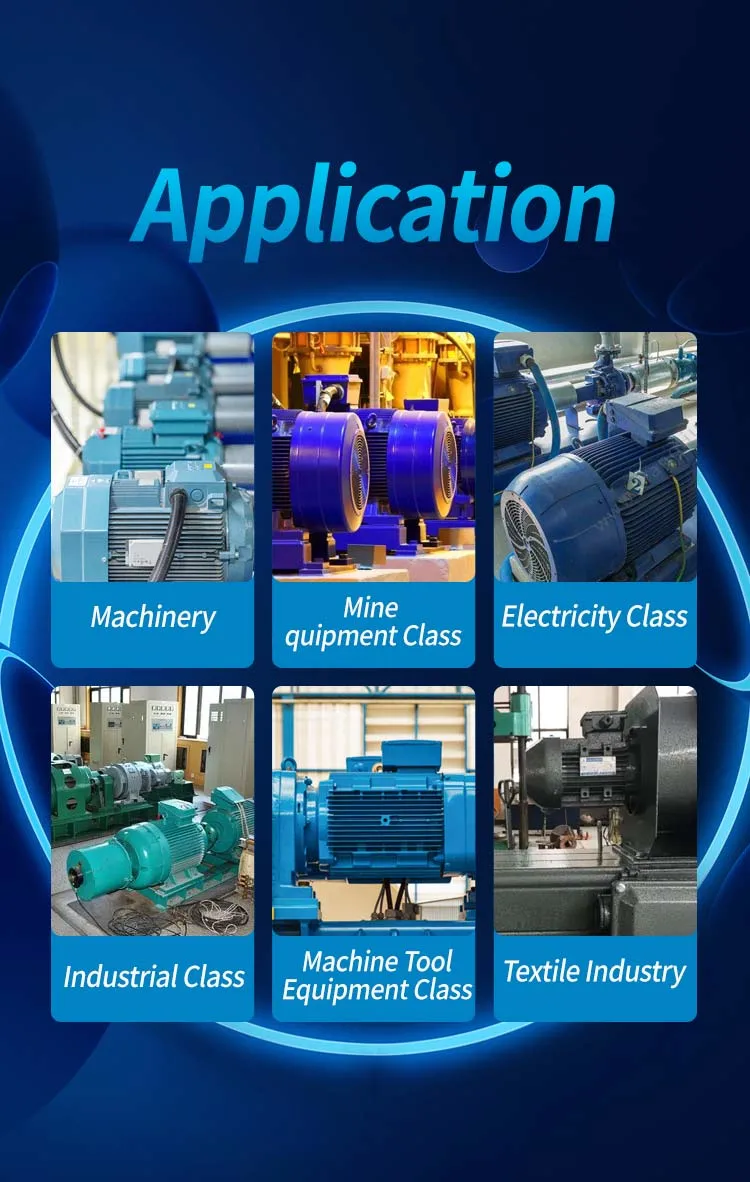 Série Yej três motores eléctricos do motor de travão magnético 0.55kw 50Hz