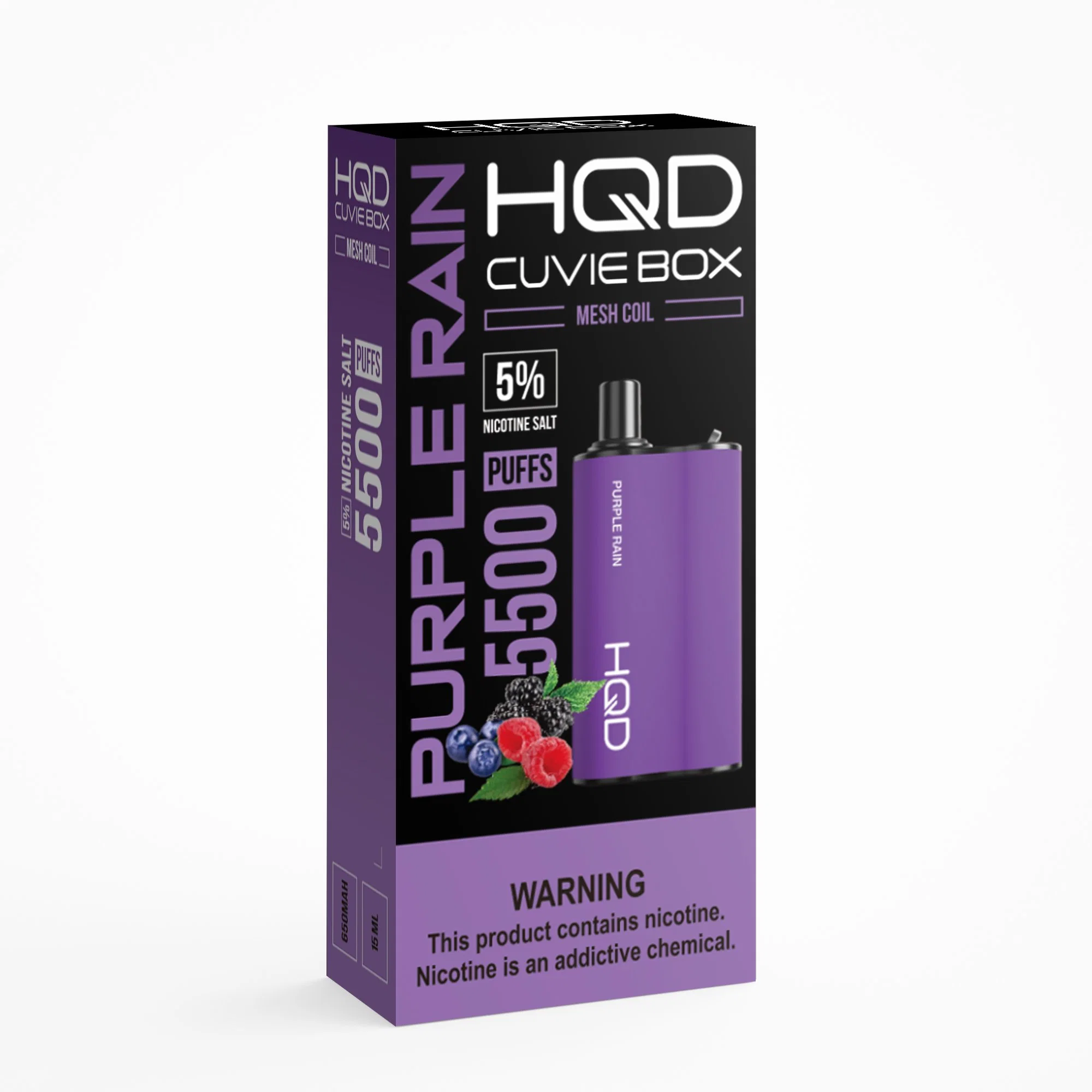 Hqd Box Disposable/Chargeable Vape Purple Rain Flavor New Design High quality/High cost performance 