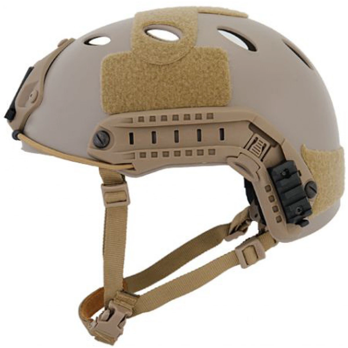 Tactical Helmet Airsoft "Pj" Type Helmet W/ Nvg Mount - Tan - L/XL